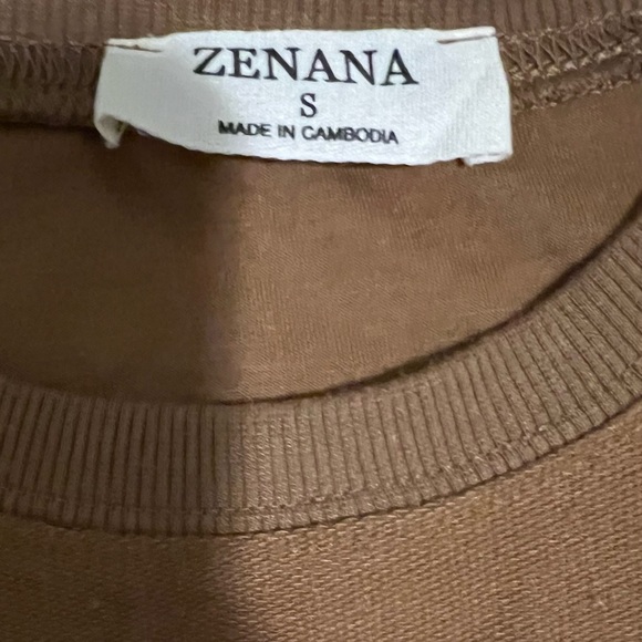 Brown oversized t shirt size small - Picture 2 of 2